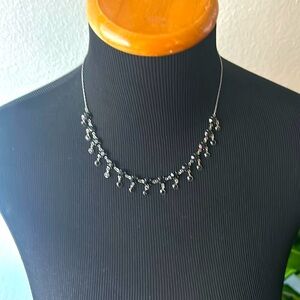 Pretty black jeweled necklace!